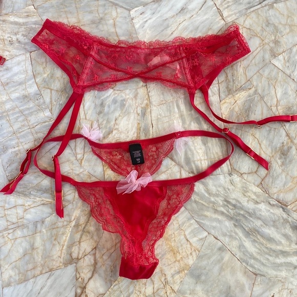 2 Pc Set  VS Medium/Large Garter + Medium Panty - Picture 5 of 12